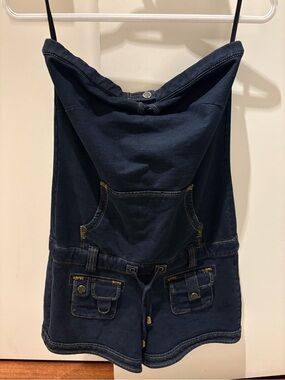Vintage Guess stretchy denim Romper